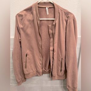 Women’s Mauve Pink Bomber Jacket